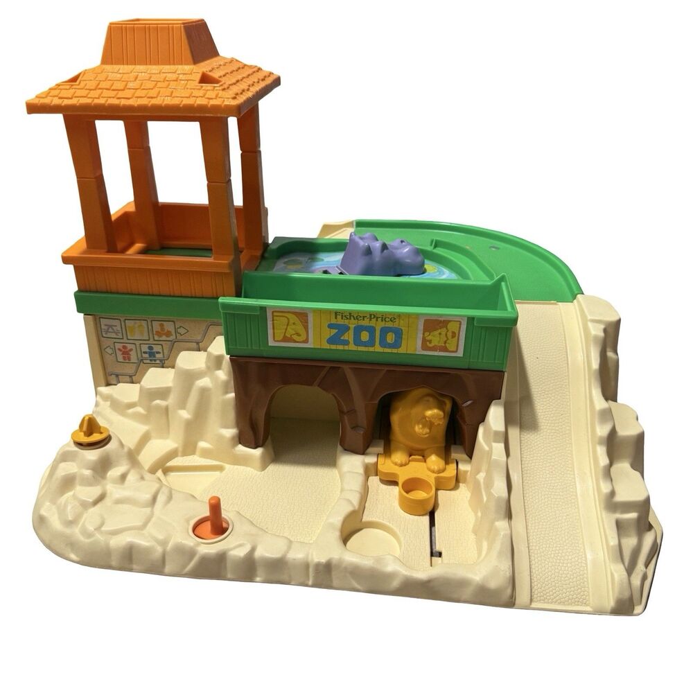 Fisher Price Little People #916 Zoo Playset Structure VTG 1984 - Picture 1 of 16